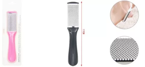 SAROKRESZELŐ/PEDIKŰR RESZELŐ 17CM 2F. SZÍN