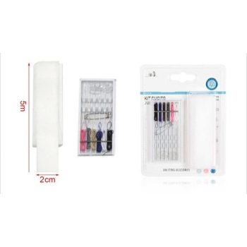 MINI VARRÓKÉSZLET MŰANYAG TARTÓDOBOZZAL 5X2CM