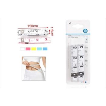 MÉRŐSZALAG KÉSZLET 150X1,6CM 2DB-OS TÖBB FÉLE SZÍN