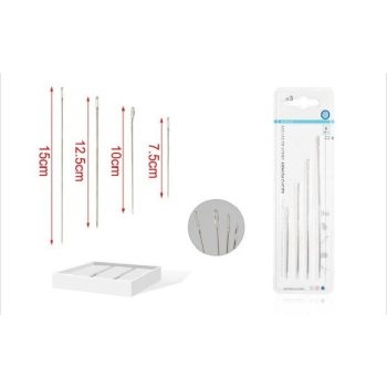 TŰKÉSZLET 4DB-OS ROZSDAMENTES ACÉL