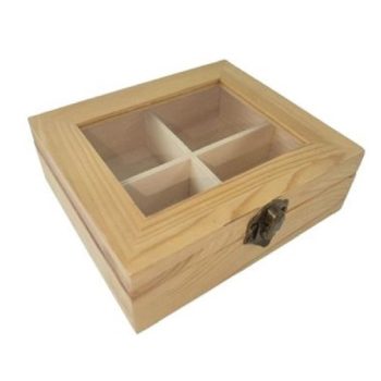 DOBOZ FA NATÚR 15,2X13X5CM