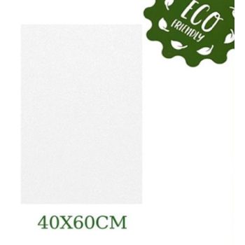 DEKORGUMI CSILLÁMOS FEHÉR 10DB/CSOM 40X60CMX2MM