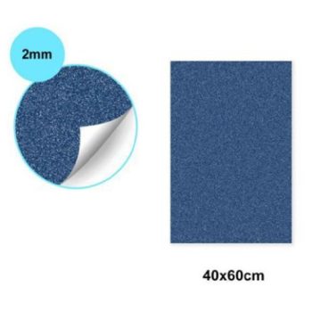 DEKORGUMI CSILLÁMOS S.KÉK 10DB/CSOM 40X60CMX2MM