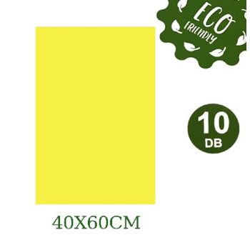 DEKORGUMI SÁRGA 10DB/CSOM 40X60CMX2MM