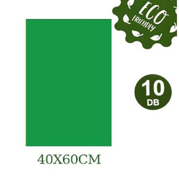 DEKORGUMI ZÖLD 10DB/CSOM 40X60CMX2MM