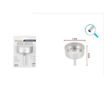 KÁVÉTÖLCSÉR FÉM 7,5X8,5CM