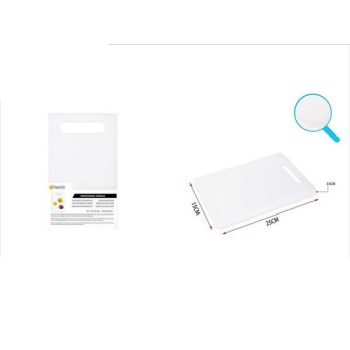 VÁGÓDESZKA MŰA. FEHÉR 25X15X0,5CM