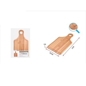 VÁGÓDESZKA BAMBUSZ FOGANTYÚS 37,5X21X1CM