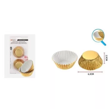 MUFFIN FORMA PAPÍR ARANY 9CM 30DB/CSOM