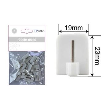 VITRÁZS KAMPÓ FEHÉR MŰA./FÉM 6DB-OS 1,9X2,3CM