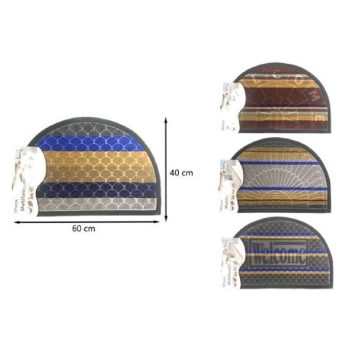 LÁBTÖRLŐ FÉLKÖR CSÍKOS 40X60CM 4F.