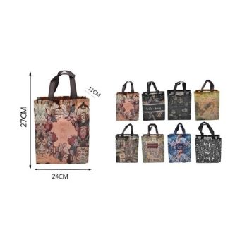 TÁSKA VÁSZON 24X27X11CM 6F. MINTA