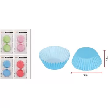 MUFFIN PAPÍR 50DB-OS 4 FÉLE SZÍN 9X2,5CM
