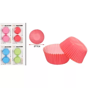 MUFFIN PAPÍR 50DB-OS 4 FÉLE SZÍN ÁTM:11CM