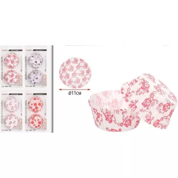 MUFFIN PAPÍR 50DB-OS 4 FÉLE MINTA ÁTM:11CM