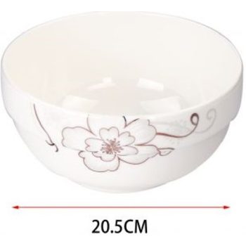MÜZLISTÁL VIRÁG MINTÁS ÁTM:20,5CM