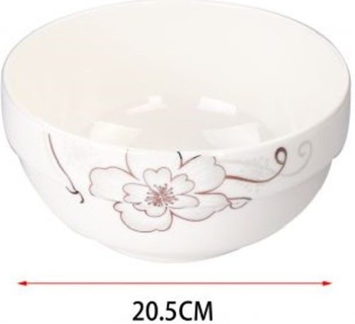 MÜZLISTÁL VIRÁG MINTÁS ÁTM:20,5CM