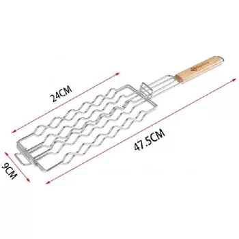 GRILLSÜTŐ RÁCS 24X9X47,5CM
