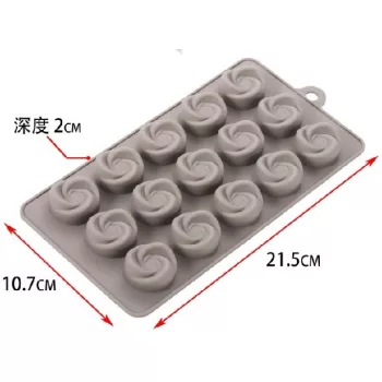 SZILIKON FORMA RÓZSÁS 2X10,4X21CM