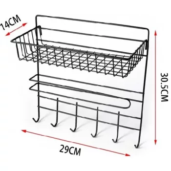 RENDSZEREZŐ FALRA RÖGZÍTHETŐ 14X29X30,5CM