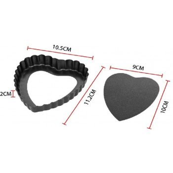 SÜTŐFORMA SZÍV ALAKÚ 10,5X2X11,2CM