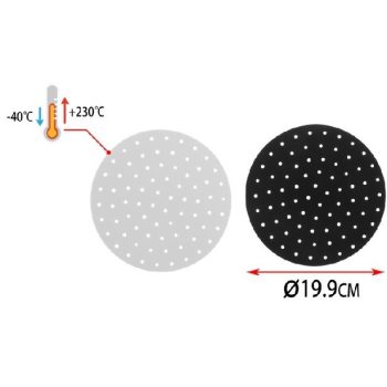  SÜTŐLAP KEREK 20X20X0,25CM SZILIKON 2F.