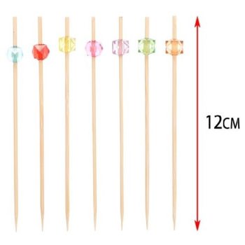 BAMBUSZ NYÁRS 12CM GYÜMÖLCS 15DB