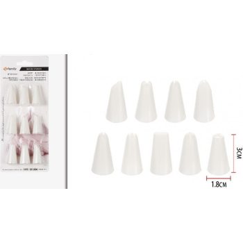 DÍSZÍTŐCSŐ SZETT MŰA. 1,8X3CM 9DB-OS