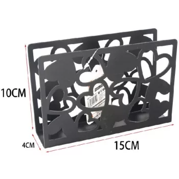 SZALVÉTATARTÓ FÉM 10X4X15CM