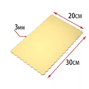 TORTAALÁTÉT 20X30CM D:3MM