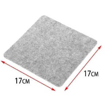 ALÁTÉT 17X17CM VILÁGOSSZÜRKE 4DB-OS