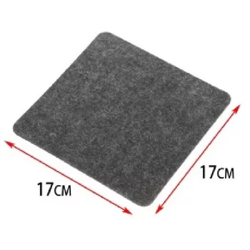 ALÁTÉT 17X17CM SÖTÉTSZÜRKE 4DB-OS