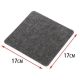 ALÁTÉT 17X17CM SÖTÉTSZÜRKE 4DB-OS