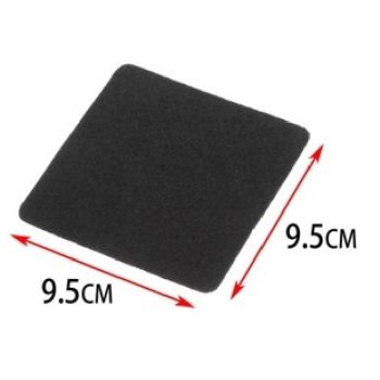 ALÁTÉT 9,5X9,5CM FEKETE 4DB-OS