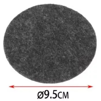 ALÁTÉT KEREK 9,5CM SÖTÉTSZÜRKE 4DB-OS