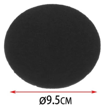 ALÁTÉT KEREK 9,5CM FEKETE 4DB-OS
