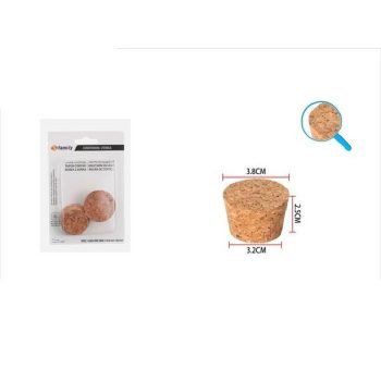 PARAFA DUGÓ 2DB-OS 3,8X2,5X3,2CM