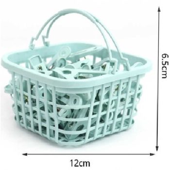 CSIPESZ SZETT KOSÁRRAL MŰA. 12X6,5CM 2F.