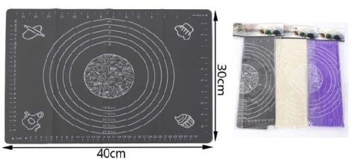 NYÚJTÓLAP SZILIKON 30X40CM VEGYES SZÍNEK