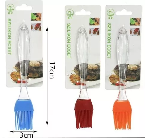 ECSET SZILIKON 3X17CM VEGYES SZÍNEK