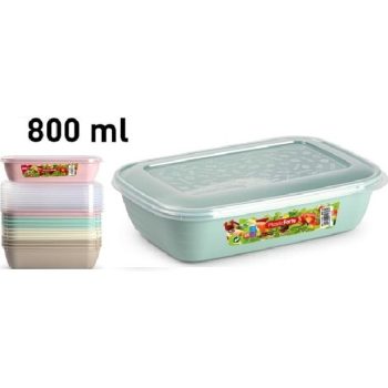 ÉTELTÁROLÓ DOBOZ SZÖGLETES MŰA. 800ML