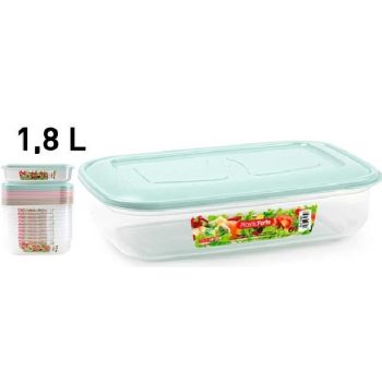 ÉTELTÁROLÓ DOBOZ SZÖGLETES MŰA. 1,8L