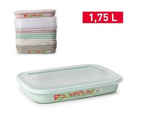 ÉTELTÁROLÓ DOBOZ SZÖGLETES MŰA. 1,75L