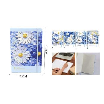 JEGYZETFÜZET 7,5X10,5CM 4F.