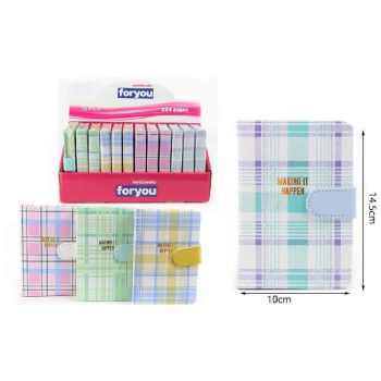 JEGYZETFÜZET 10X14,5CM 4F.