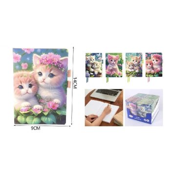 JEGYZETFÜZET 9X14CM 4F.