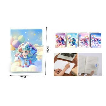 JEGYZETFÜZET 7X10CM 4F.