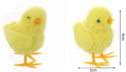 HÚSVÉTI DEKOR CSIBE 5X9CM SÁRGA