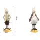 HÚSVÉTI DEKOR NYÚL FIGURA 12X4CM NÉPVISELET