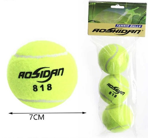 TENISZLABDA 7CM 3DB-OS